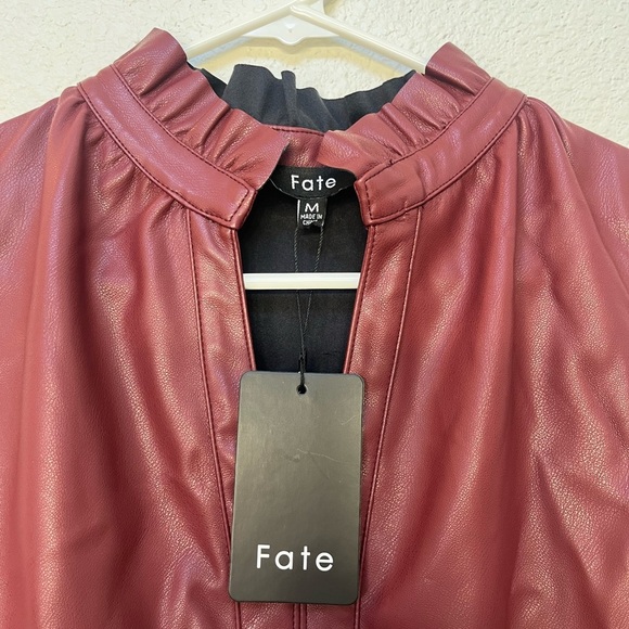 Fate Red Sleeveless Tiered Dress - Picture 3 of 4